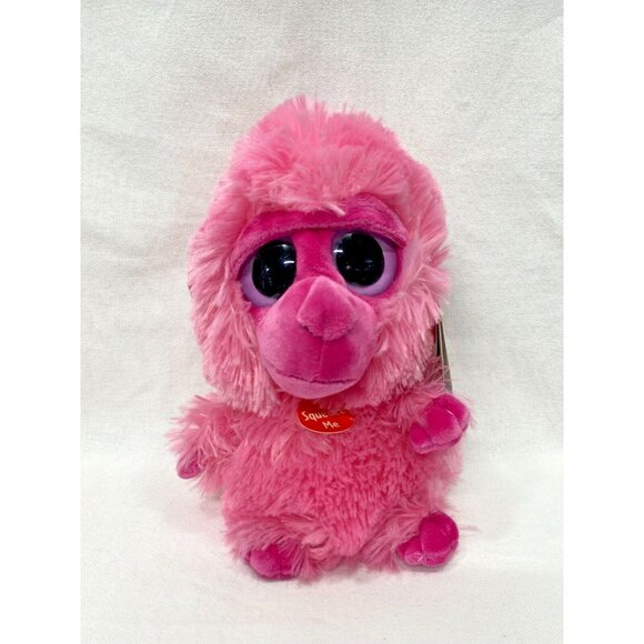 Aurora Yoo Hoo & Friends Laughing Pink Gorilla Plushy Stuffed 10" tall RARE NWT - Picture 1 of 5